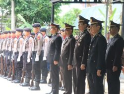 Polresta Samarinda Laksanakan Upacara Kedinasan Pemakaman Aiptu Bandiyono