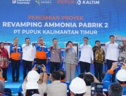 Sinergi Polisi Kawal Peresmian Revamping Pabrik Amoniak PT Pupuk Kaltim