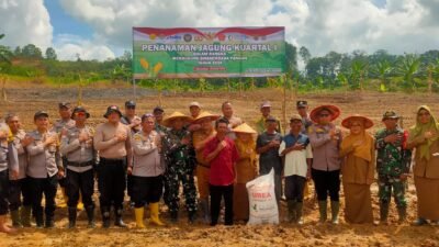 Sinergi Polsek Samarinda Kota dan Forkopimcam Dukung Program Swasembada Pangan
